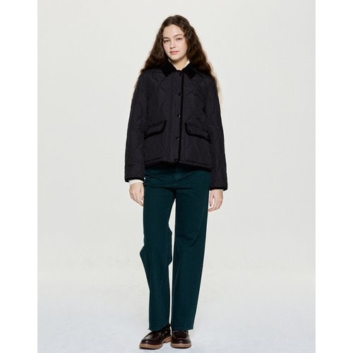 [25FW][HSJU-5D903] 헌팅 숏 퀼팅 점퍼