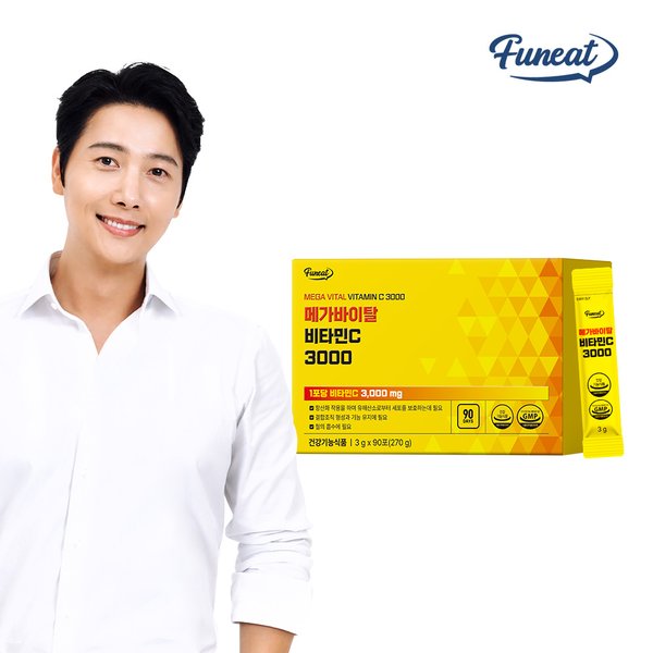 이상우 메가 바이탈 고함량 비타민C 3000 90포 x 1박스