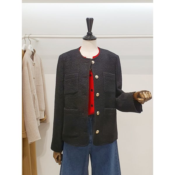 [파주점] 쥬크 주크 노카라 울혼방 부클 자켓 V261MSF903