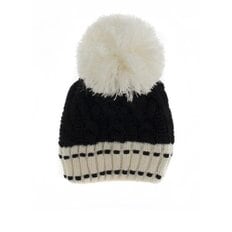 [Dents] Chunky Cable Knit Hat / PLUM DOVE GREY / 여성니트모자 / 3-3232