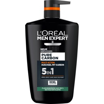  로레알 LOREAL 맨 샤워 젤 퓨어 카본, 1000ml