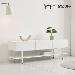 장인가구 도버 TV 다이 서랍장 높은 선반 거실장 1500