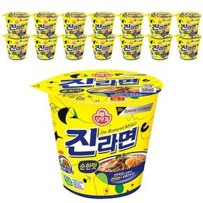 [오뚜기] 오뚜기 진라면 순한맛 소컵 65g 15개 (S46611599)