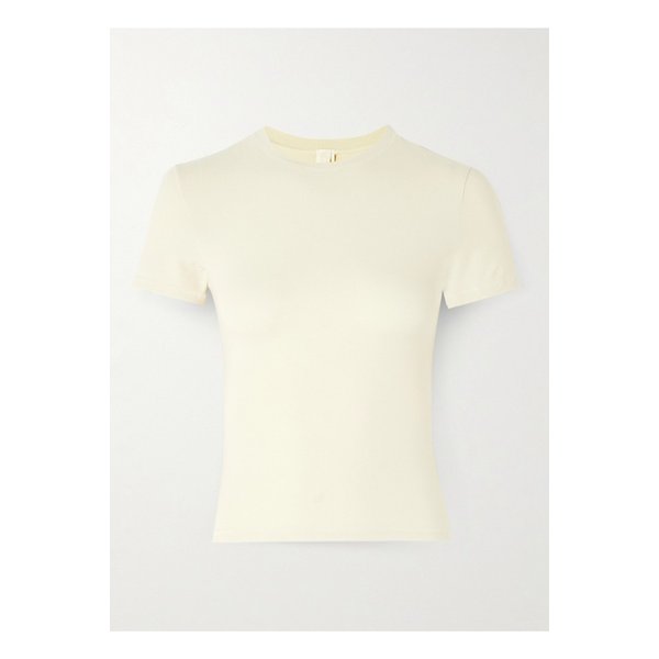 스킴스 스트레치 코튼 저지 티셔츠 본 크림 1647597346604536