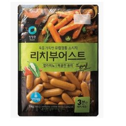 청정원 리치부어스트 할라피뇨 1kg 간편식 간식 맛있는 한국식품