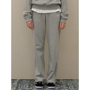 Basic straight sweat pants_Gray