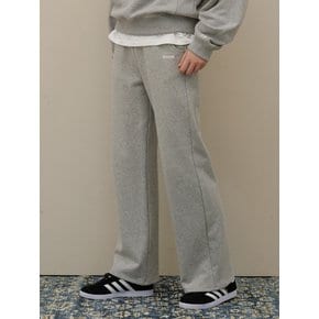 Basic straight sweat pants_Gray