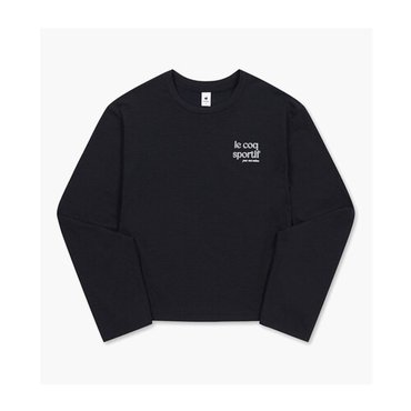 르꼬끄 [60% OFF] 여성 베이직 세미크롭 긴팔티 / BLACK (QP122ORL11)