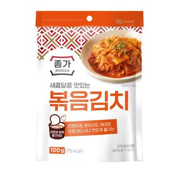 청정원 종가 볶음김치100g(파우치)