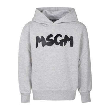 MSGM [해외배송] 엠에스지엠 주니어 긴팔티셔츠 F4MSJUHS057 107 GRIGIO MELANGE CHIARO