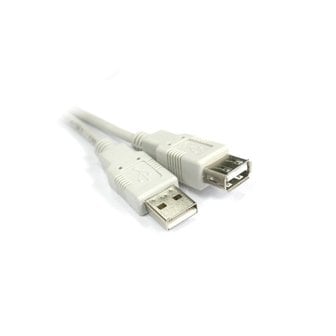 엠지솔루션 (NETmate) NMC-UF205 USB 2.0 A-A M/F 연장 케이블 0.5m