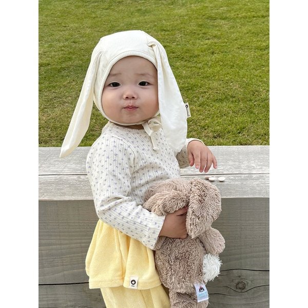 귀여운 일상 - 베이비 토끼 보넷