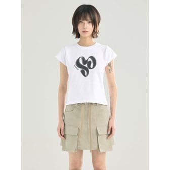 서니드 HEART CROP T (WH)