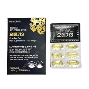 원퍼데이 맥스 초임계 알티지 오메가3 1380mg x 30캡슐 tr