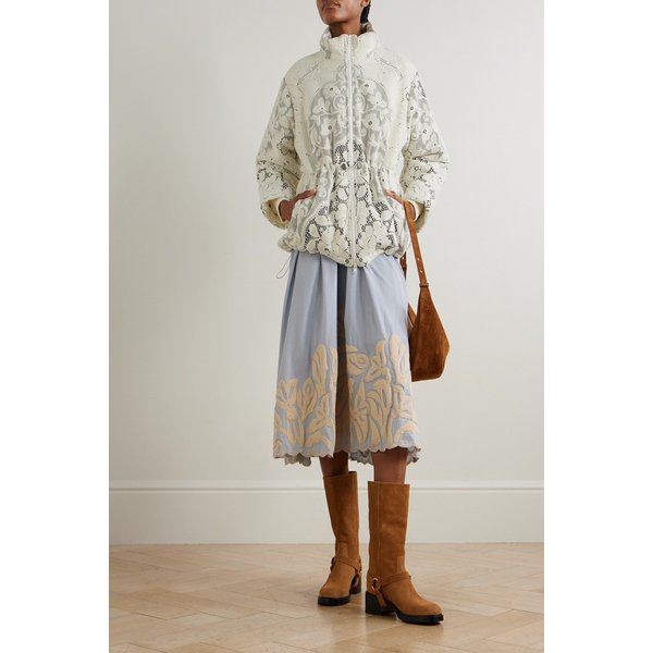 아리아나 패딩 레이스 재킷 화이트 46376663162969476