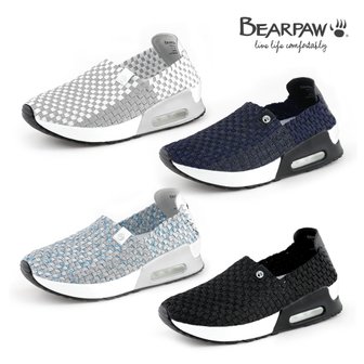 베어파우 베어파우(BEARPAW) 여성 CRYSTAL WOVEN 에어쿠션 슬립온 4종택1(K0128015,084,142,143)