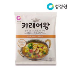 청정원 카레여왕 망고 바나나 108g x8개