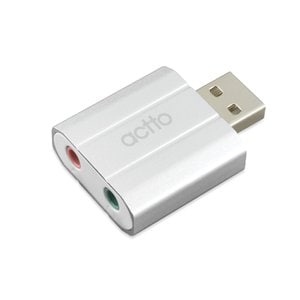 엑토 오디오 컨버터 젠더 USB 사운드 카드 USBA-11