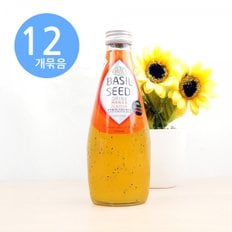 웰 바질시드 드링크 망고향 290ml x12개