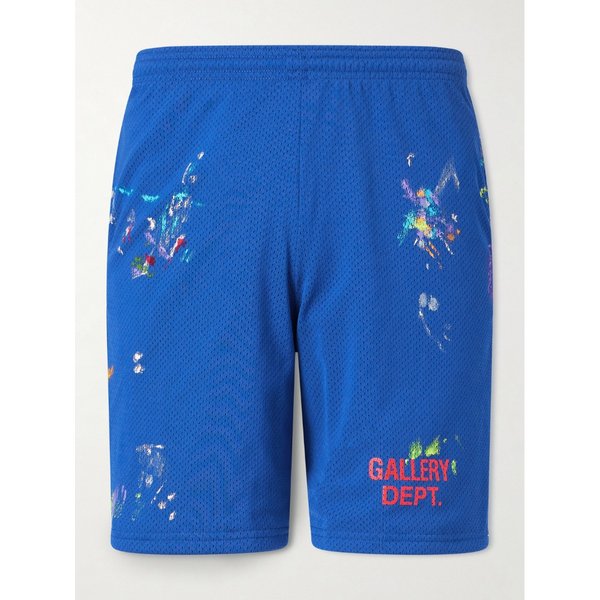 스튜디오 짐 스트레이트 레그 페인트 스플래터 메쉬 쇼츠 46376663162903340