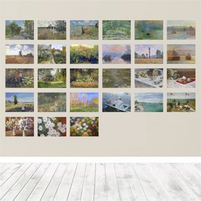 헤이데이윤_클로드모네45종L 81x61cm 자취선물/패브릭포스터