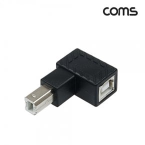 IF900 Coms USB젠더,USB2.0typeBM/F,좌하향꺾임,B타입