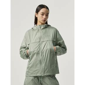 GLOW RIPSTOP HOODED JACKET-MINT