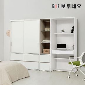 [착불]캐빈 슬라이딩 옷장 2400 Y세트[32253487]