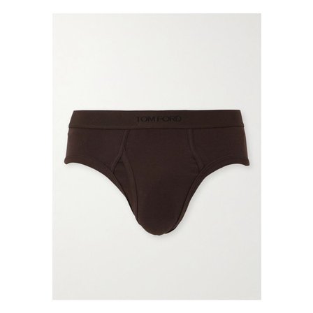 톰포드 스트레치 코튼 브리프 브라운 1647597354521868