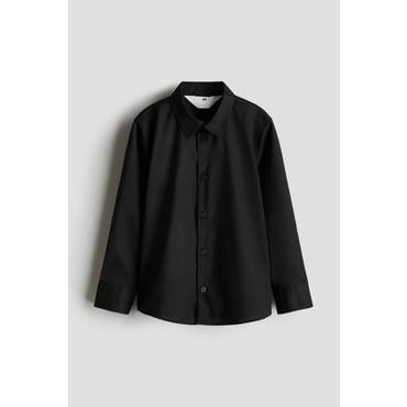 H&M 이지 케어 셔츠 블랙 0812928023