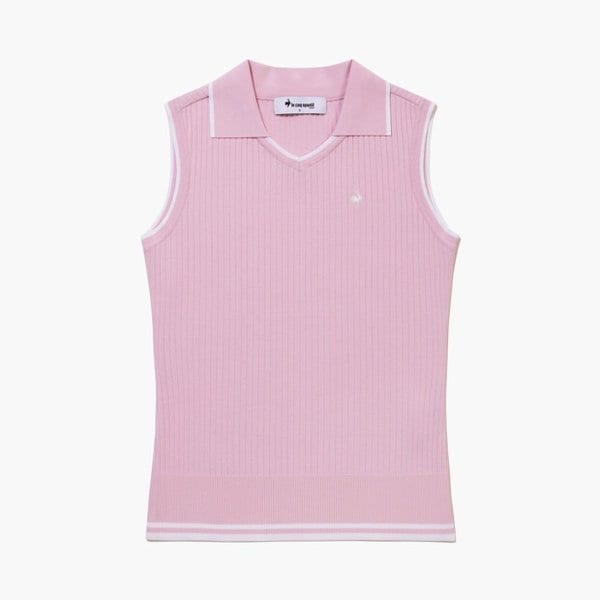 [여주점] 여성 골지 슬리브리스 스웨터  GR222LKP52 PINK