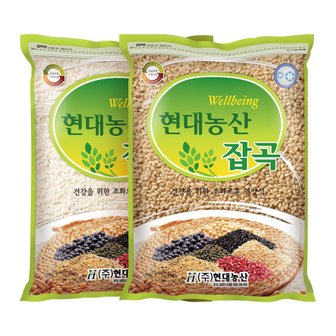 현대농산 2024년 햅쌀 국산 찹쌀 2kg+현미찹쌀 2kg