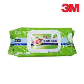 3M 막대걸레용 물걸레 청소포 더블액션 플러스 대형 20매 일회용 리