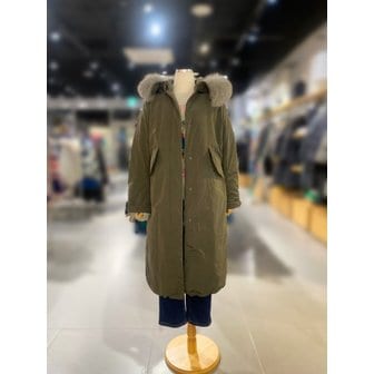 베네통 [여주점] 브론즈 폭스 퍼 롱 패딩 (BAPDA6561)