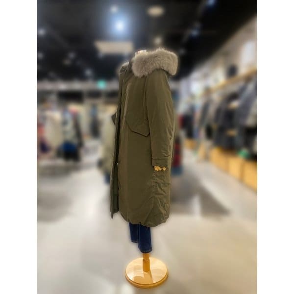 [여주점] 브론즈 폭스 퍼 롱 패딩 (BAPDA6561)