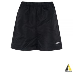 SPORTYRICH 24SS Good Health Nylon Short - BlackWhite (SH017S405GB) (굿 헬스 나일론 쇼츠)