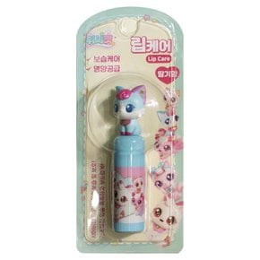 코코냥 위시캣 립케어 딸기향 고양이 캐릭터 피규어 립밤 입술보습 3.8g  (1개)