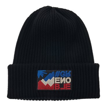 몽클레르 그레노블 로고 패치 울 비니 3B00017 M1131 999