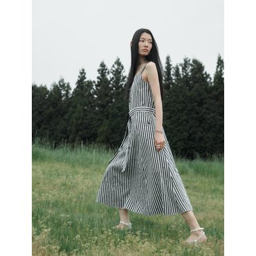 ZOOC 로고 스트라이프 마린 원피스 Z252MSE029