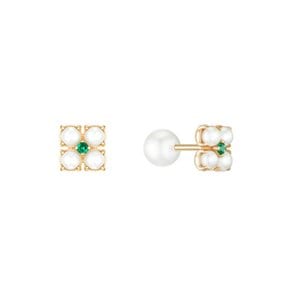 14K 클로버 진주 피어싱(싱글) RA26B20K