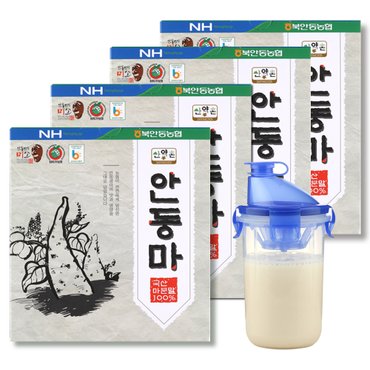  [산약촌] 안동 마가루 참마가루 마분말 스틱 25포x4박스+ 쉐이커1개