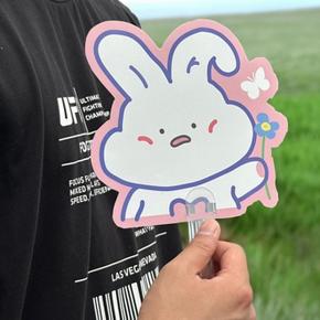 여름나기 [자체제작] 캐릭터부채 휴대용부채 미니부채 휴대용부채 여름부채 손부 (S16026392)