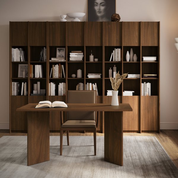 하벨 6단책장 도어형 106.2cm (컬러 택1)