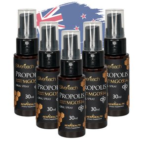 실버리치 뉴질랜드 마누카MGO514+ 프로폴리스 스프레이 30ml x5개