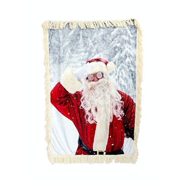 Glasses Santa blanket (Vertical)