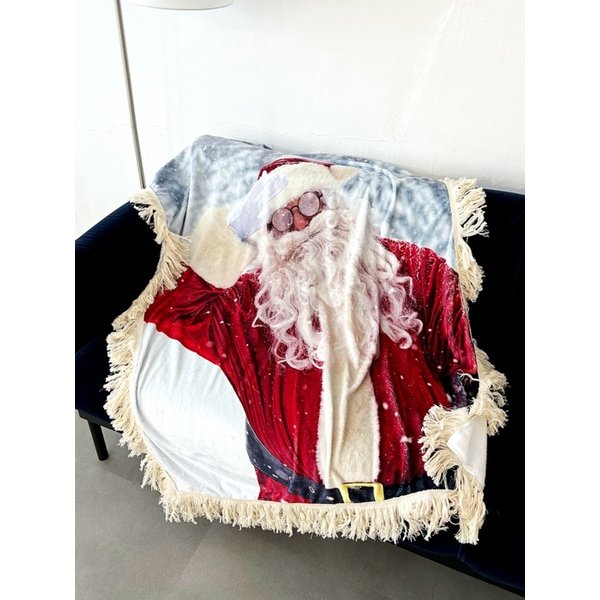 Glasses Santa blanket (Vertical)