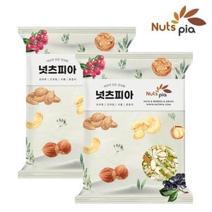 넛츠피아 씨드믹스 500g x 2봉 아몬드슬라이스+호박씨+해바라기씨