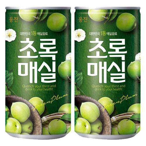 웅진 초록매실 180ml x 60캔 (30캔x2박스)(1)