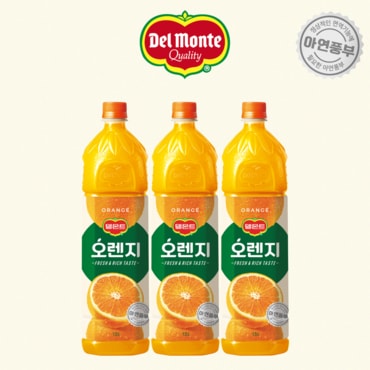  델몬트 오렌지 1.5L*6펫