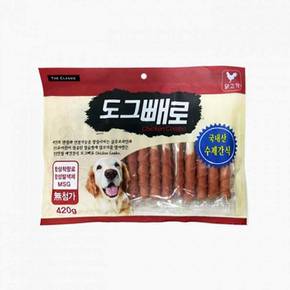 아침애  강아지간식 도그빼로 420g 3종 중 선택